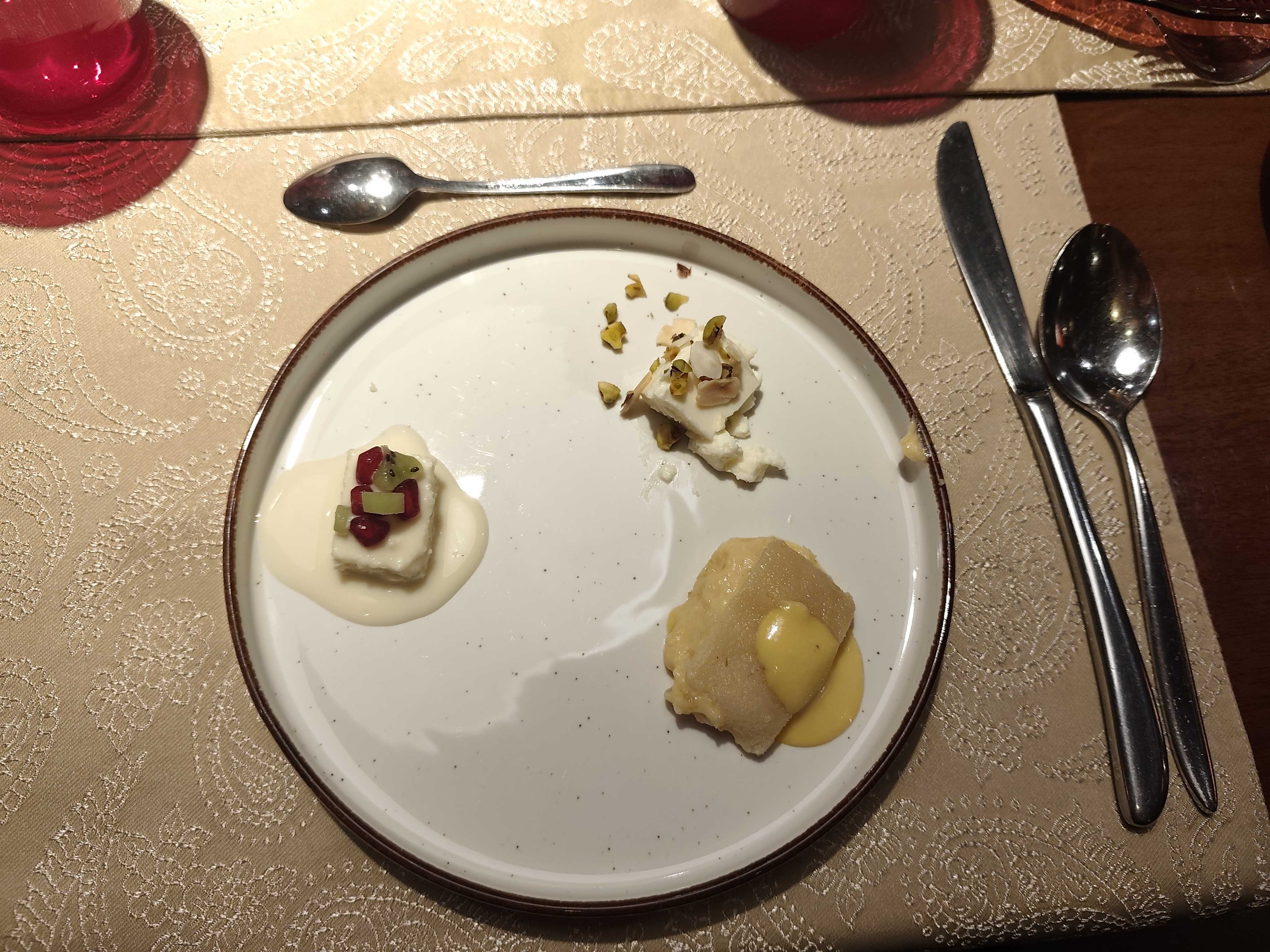 Desserts at a glance.