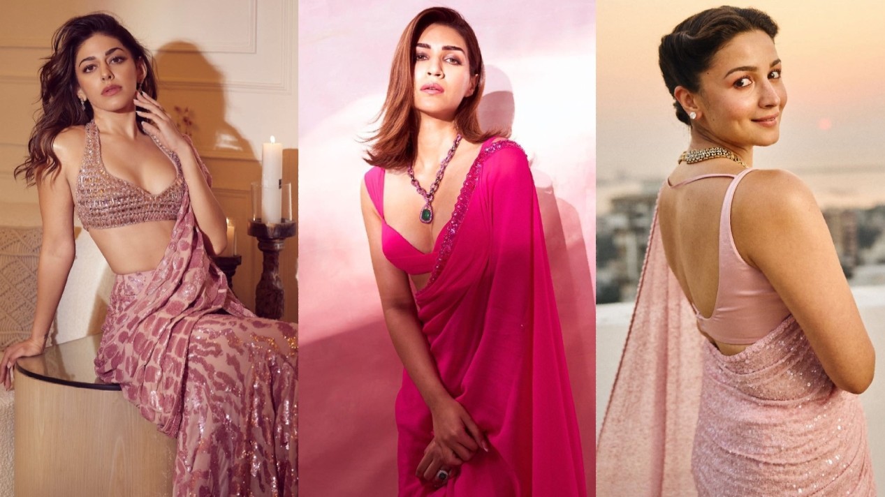 Navratri 2025: Seven actresses show us how to slay in pink