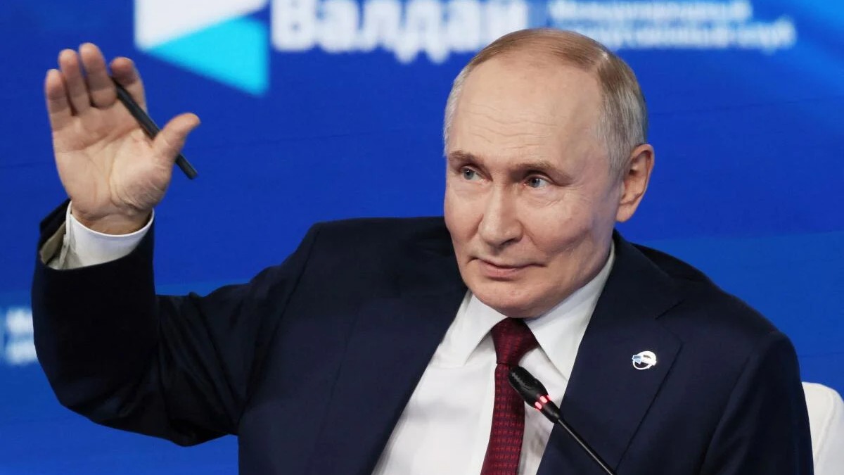 Putin jokes that he won't fly drones over Denmark any more