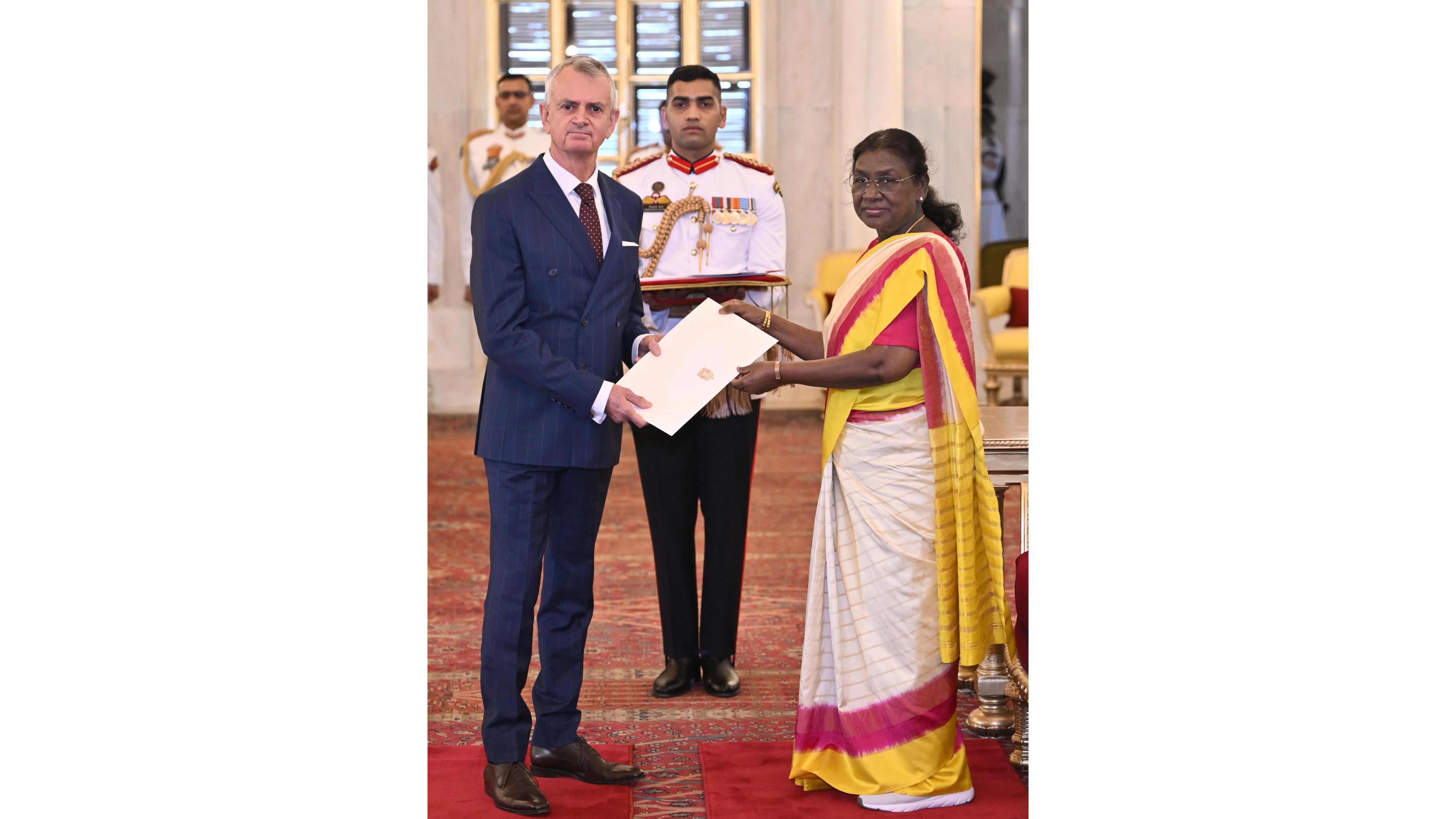 Canadian envoy presents credentials to Murmu, year after diplomatic row