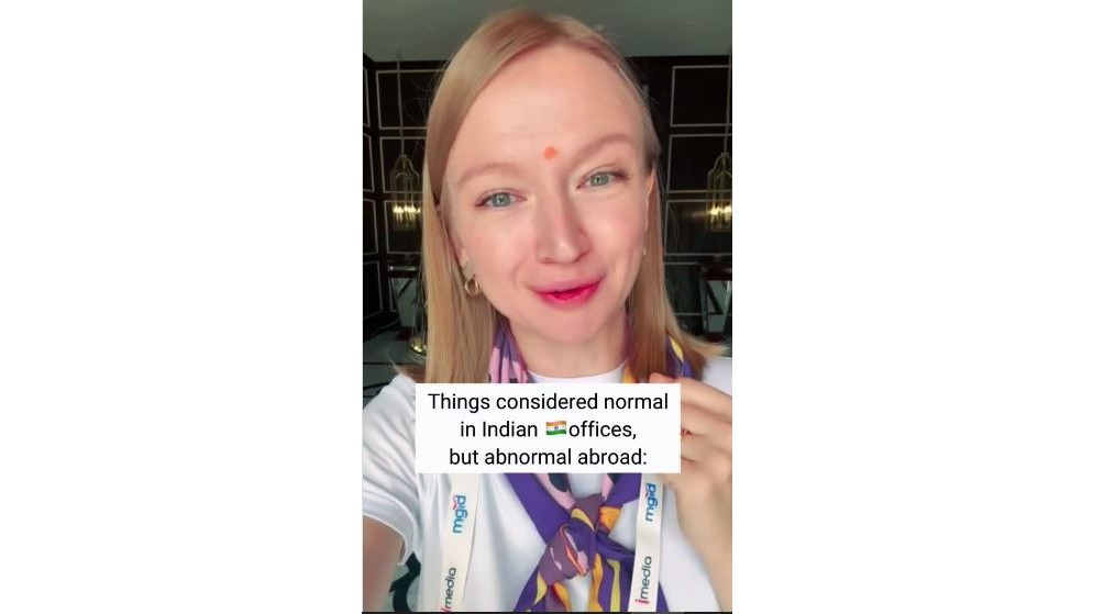 'Normal in India, abnormal Abroad':
Bengaluru-based Russian woman shares office culture observations