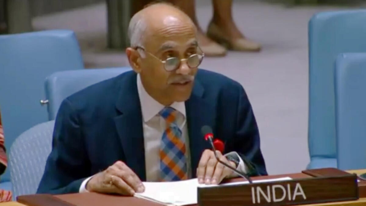 India tells UNSC it has suffered from cross-border terror, illicit arms trafficking