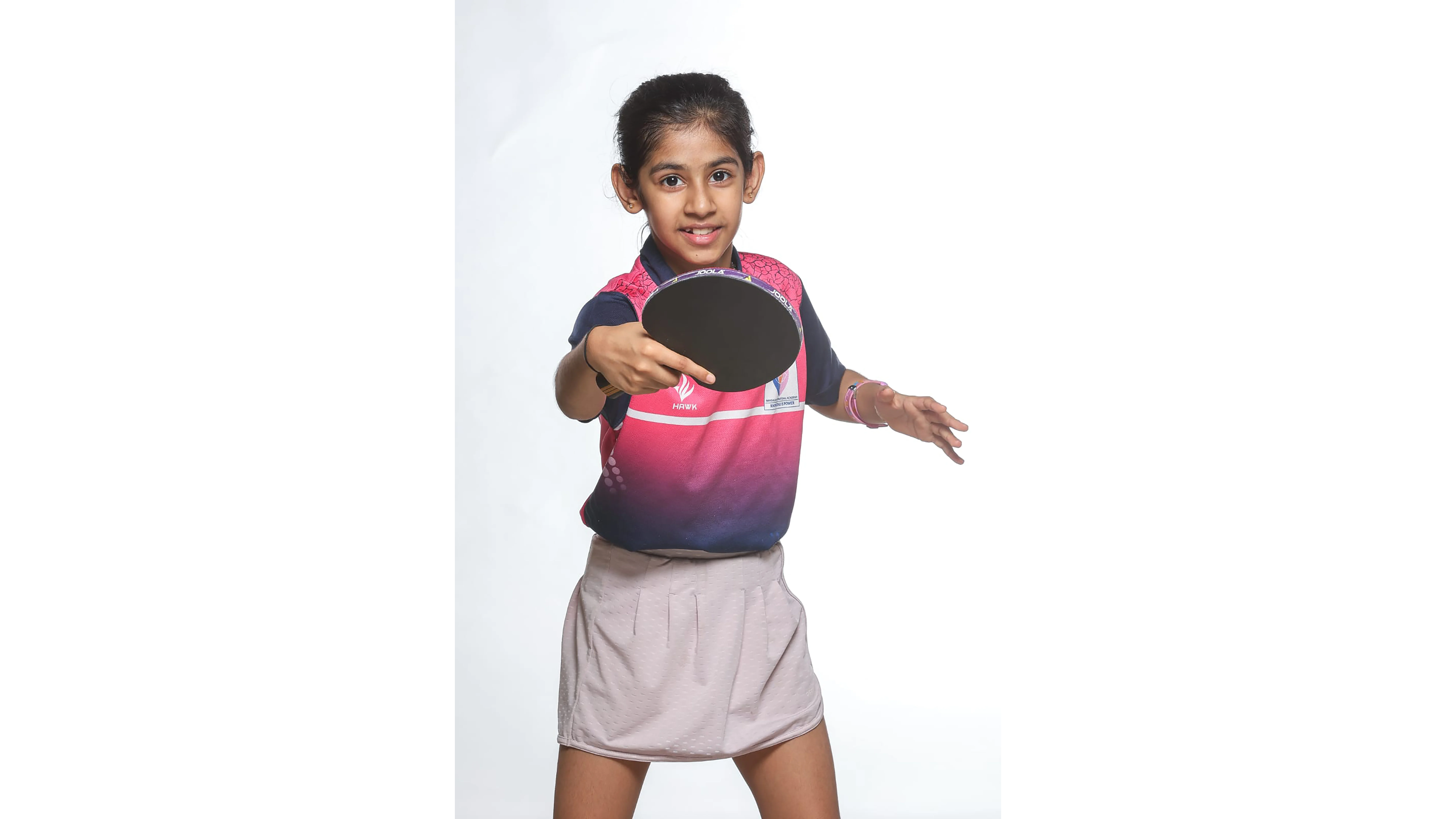 From dancing on stage to wielding paddle, Sakshya Santhosh has made rapid strides