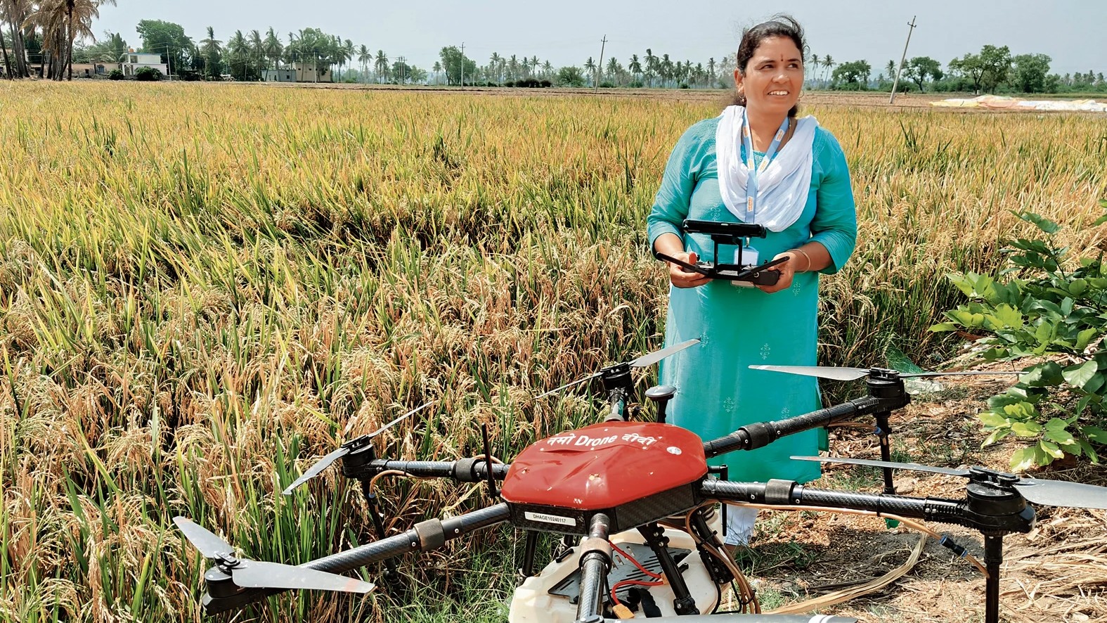 From fields to flight: When women farmers turn to drones
