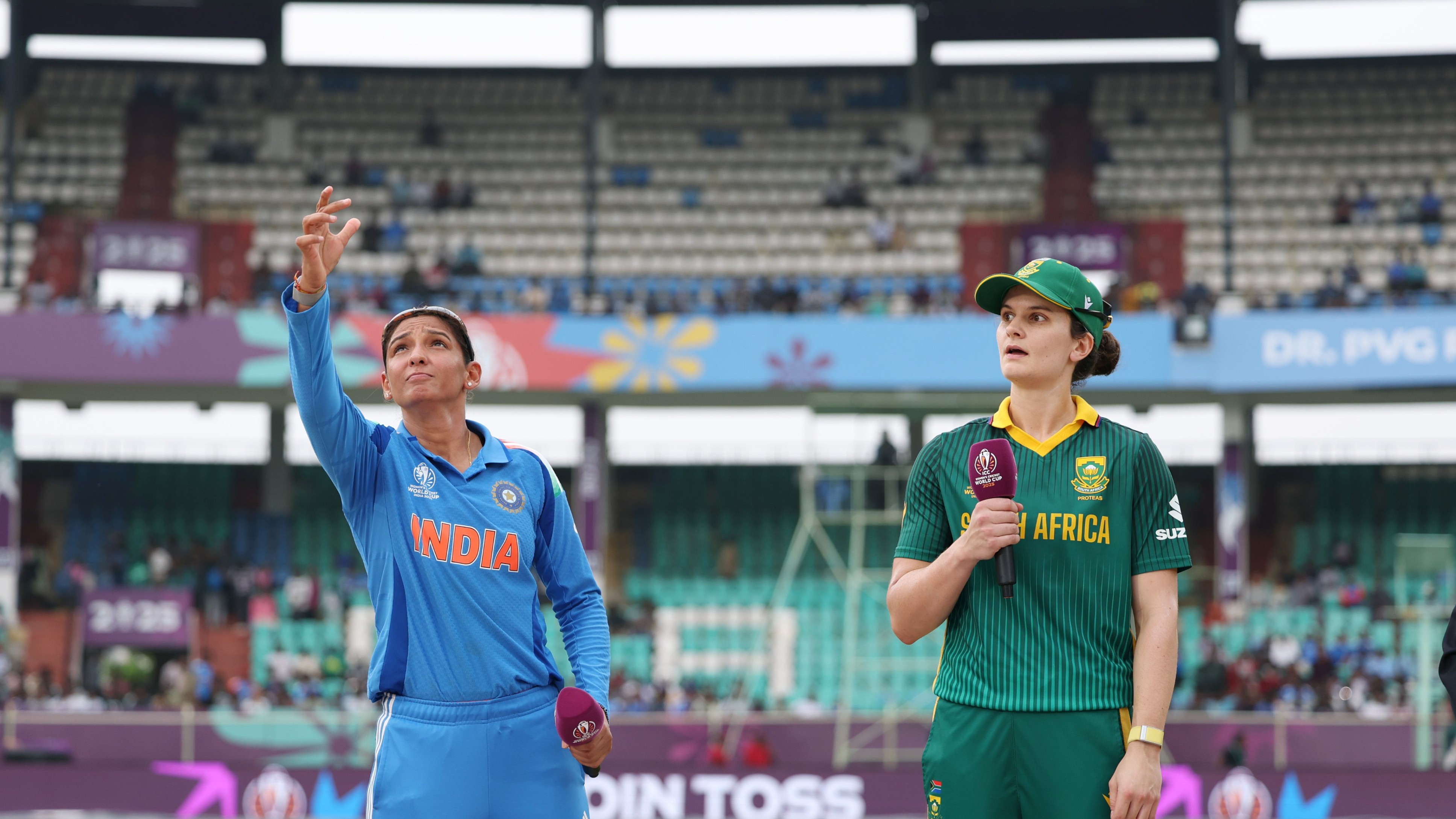 ICC Women's World Cup 2025: South Africa put India to bat