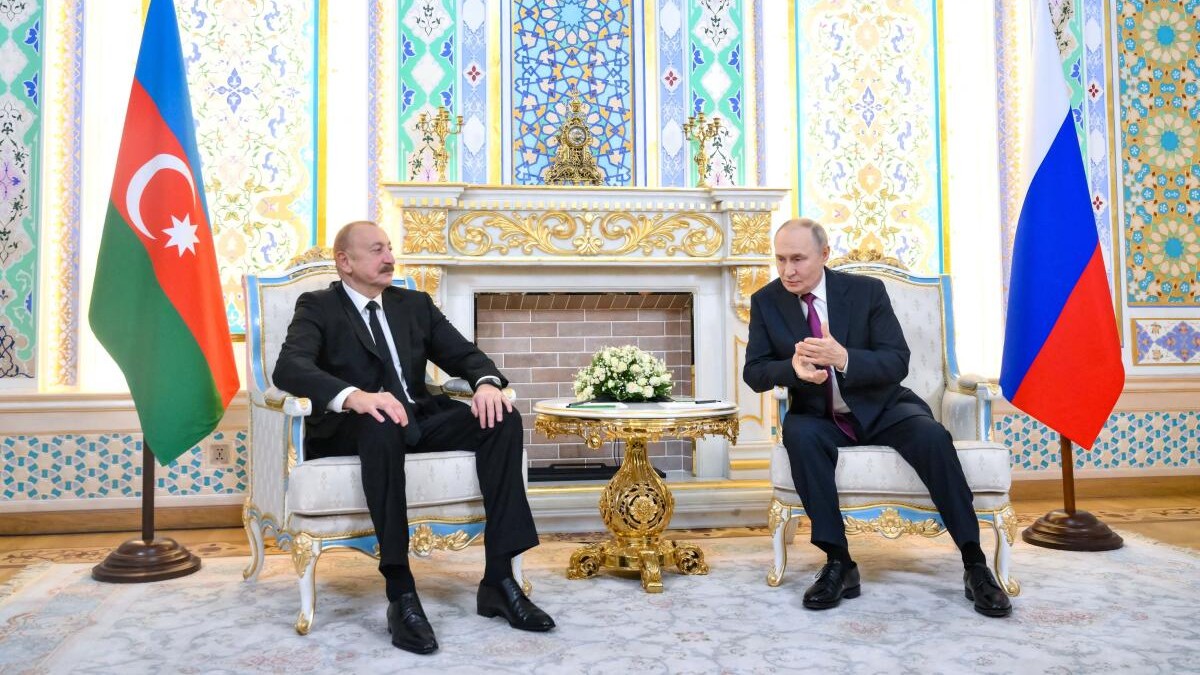 Vladimir Putin tells Azerbaijan's Aliyev how Russian air defences downed a passenger plane that killed 38