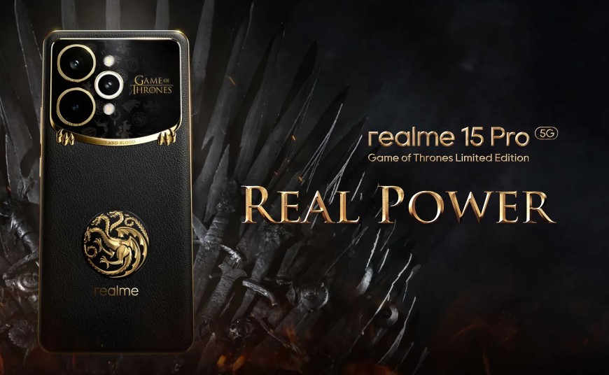 Realme 15 Pro Game of Thrones edition.