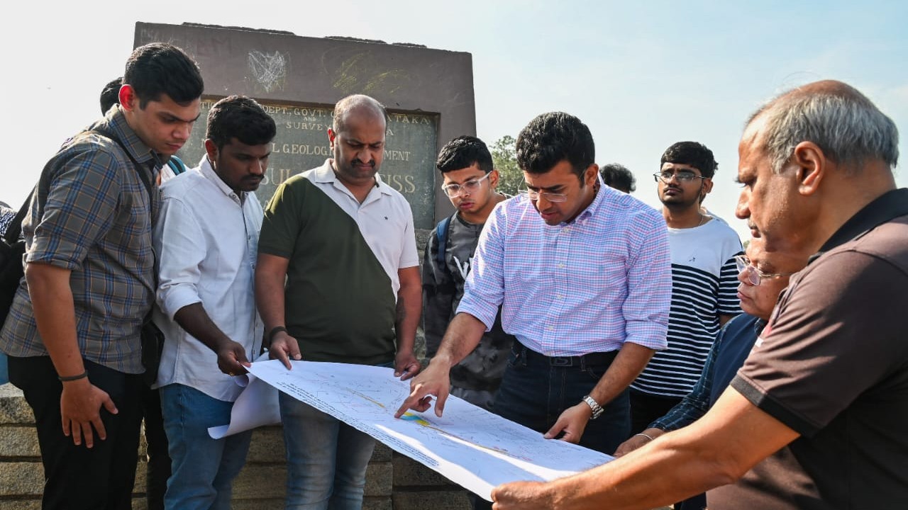 MP Tejasvi Surya seeks geological impact assessment of Bengaluru tunnel road project