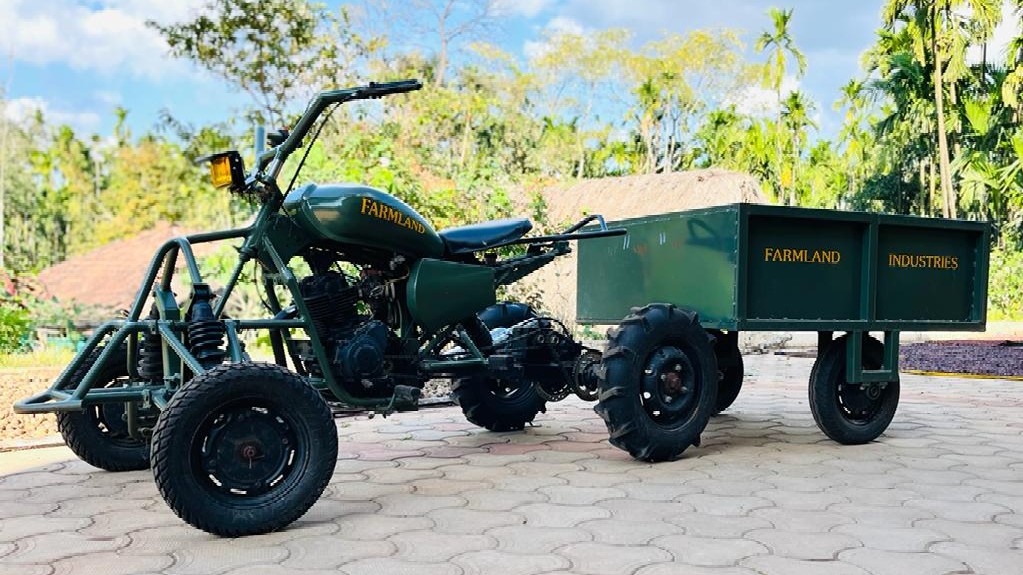 Now, a tractor in size & ease of a bike will help small farmers