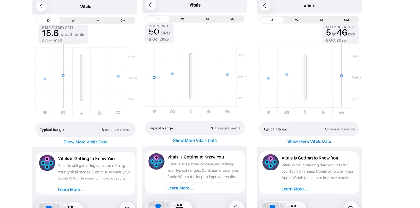 Apple Watch SE 3 can track Respiratory Rate and Heartrate during the sleep.