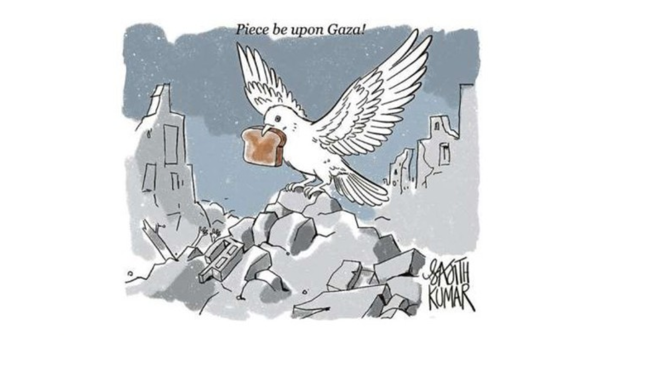 DH Toon | Piece be upon Gaza