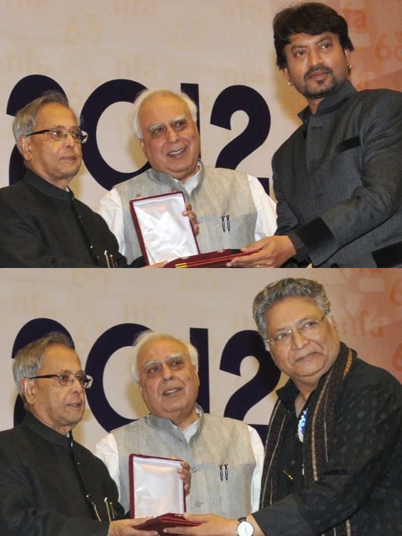 During the 60th National Film Awards, Irrfan Khan was honoured for his remarkable performance in Paan Singh Tomar, and Vikram Gokhale won for his portrayal in Anumati. Both actors delivered performances that were not only emotionally resonant but also left a lasting impact.