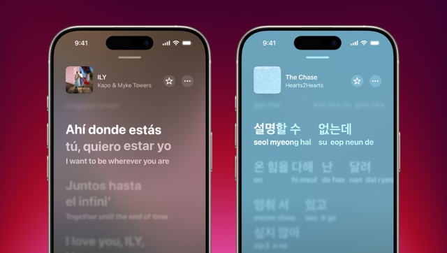 Apple Music now offer language translation for lyrics.