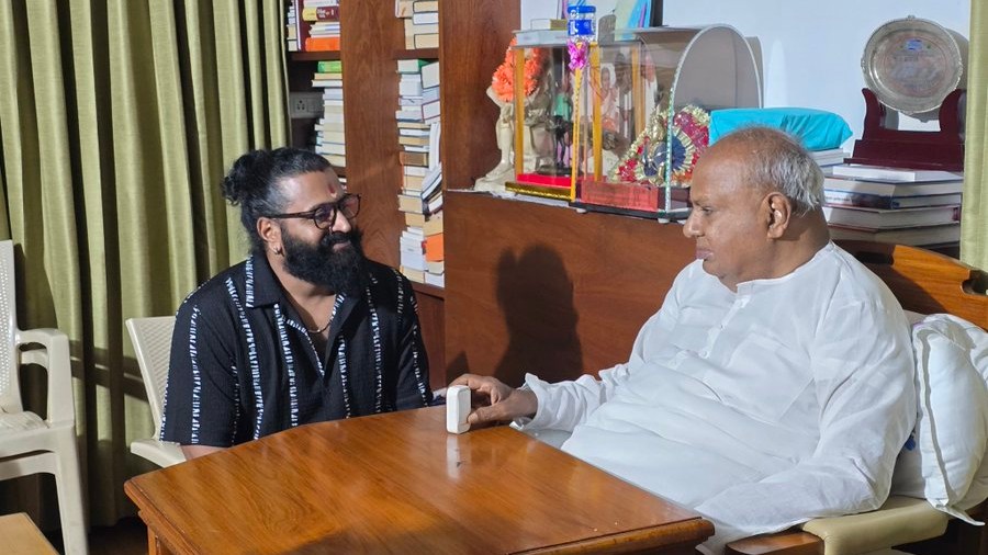 Rishab Shetty, Hombale Films 'humbled' by former PM HD Deve Gowda's 'heartfelt thoughts' on 'Kantara: Chapter 1'