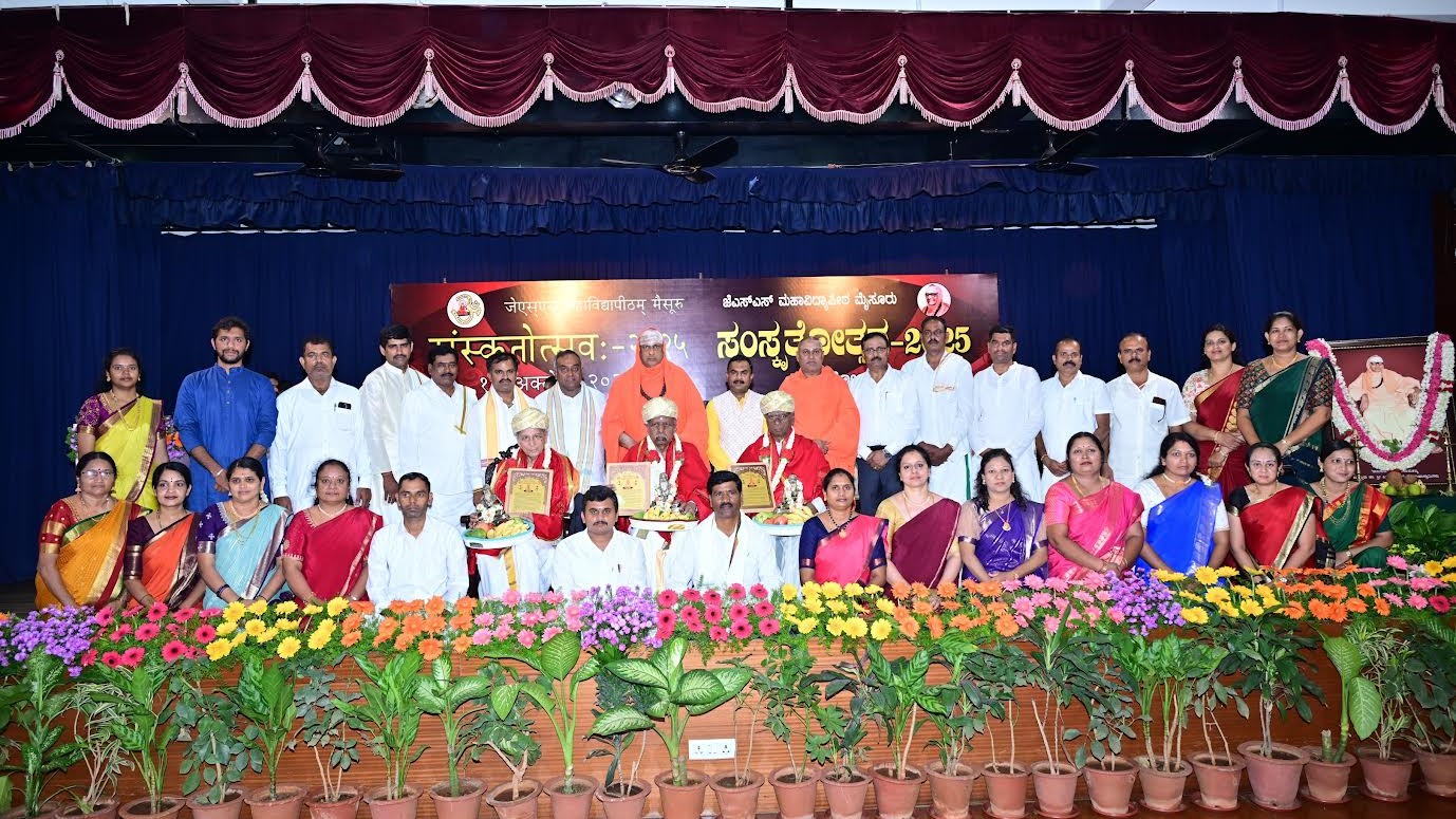 Sanskrit integral to India’s cultural identity: MLA T S Srivathsa at Mysuru event
