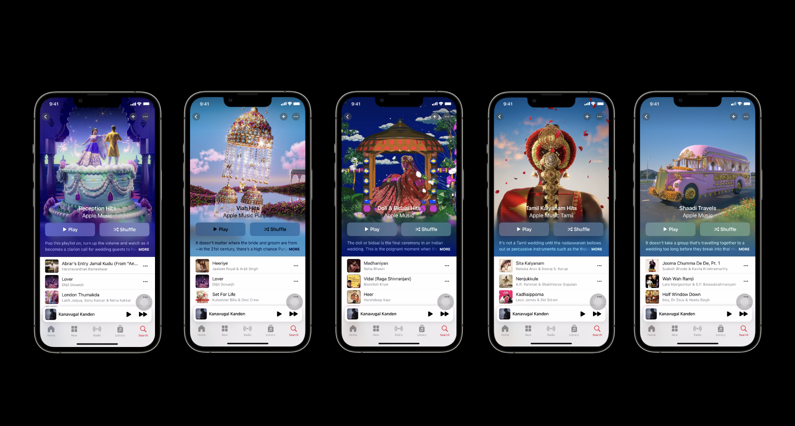 Apple Music offers Shaadi Mubarak,  a one-of-a-kind curated playlist to celebrate the Great Indian Wedding.