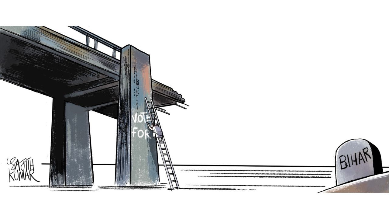 DH Toon | Of broken bridges and poll promises