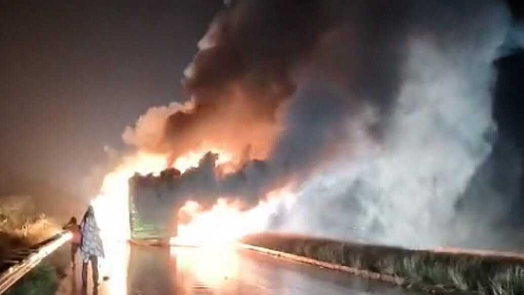 Telangana govt sets up helpline for kin of Hyderabad-Bengaluru bus accident victims