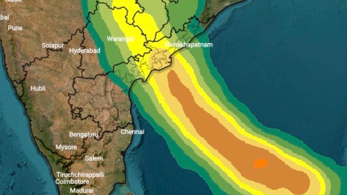 Cyclone Montha: Cyclone Montha to Hit Kakinada Oct 28