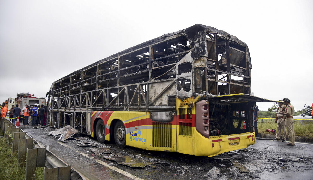 Kurnool bus tragedy | Day after accident, authorities crack down on private buses in Telangana