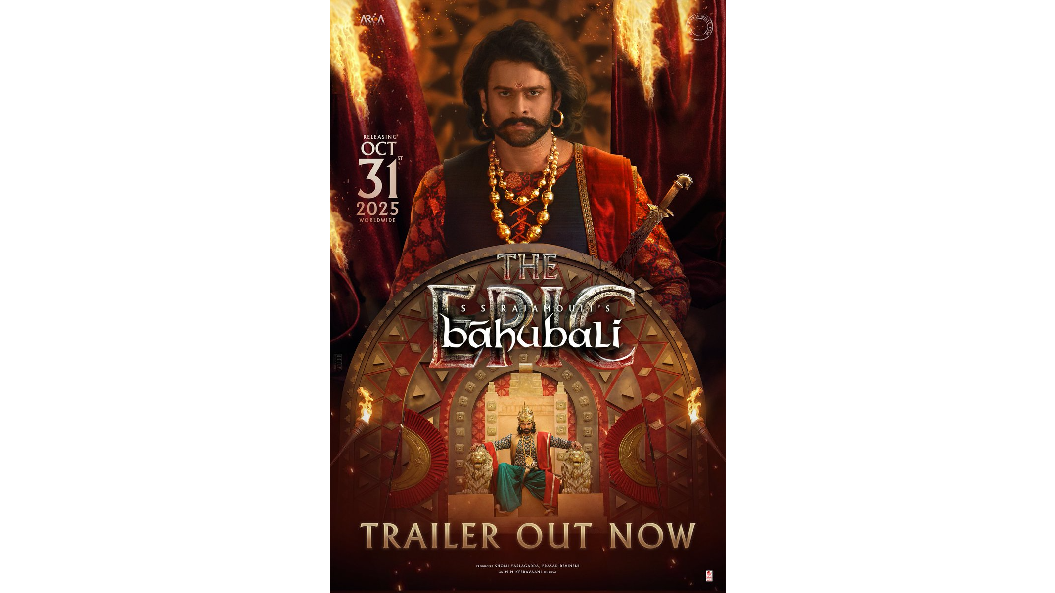 Trailer of 'Baahubali: The Epic' out ahead of its theatrical re-release on October 31
