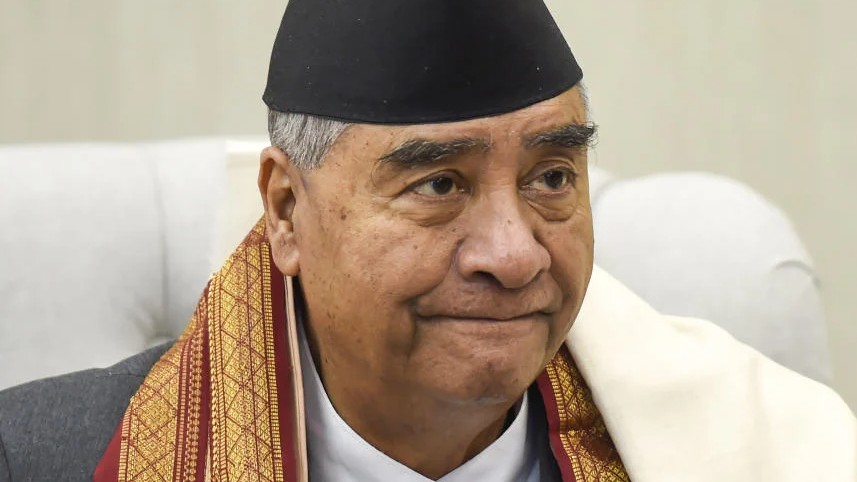 Former Nepal PM Sher Bahadur Deuba leaves for Singapore for treatment