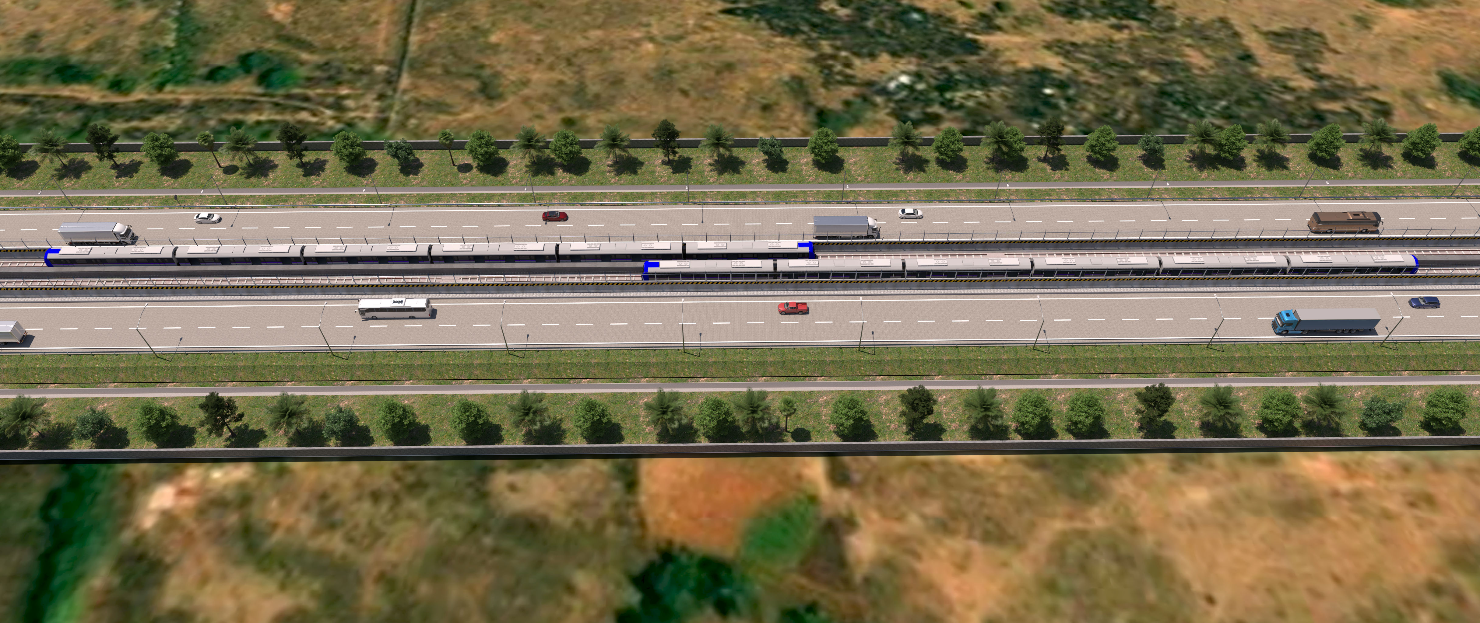 NICE Peripheral Ring Road's broad median accommodating the Metro Rail demonstrates the foresight of Ashok Kheny three decades ago when the road was planned
