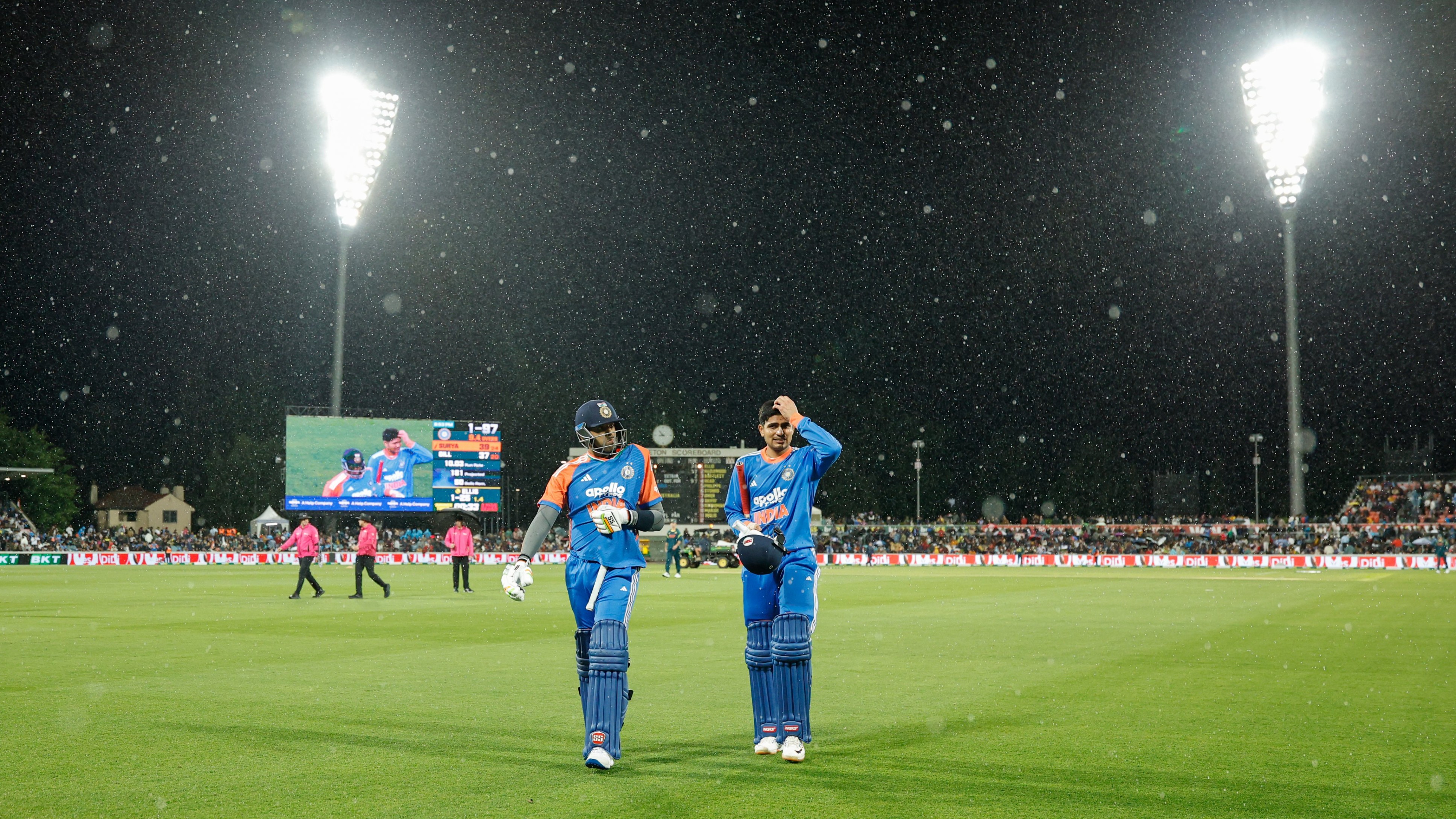 India vs Australia | Rain plays spoilsport as first T20 at Canberra is called off due to rain