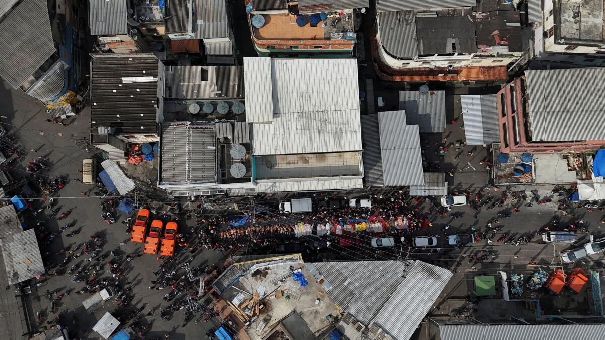 More than 40 bodies seen in street after Rio's deadliest police operation