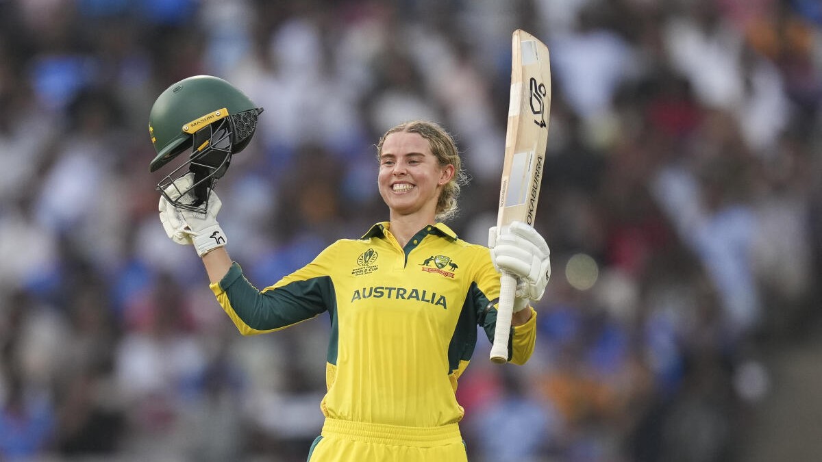 ICC Women's World Cup 2025: Australia ride on Litchfield's ton to set India a daunting target of 339