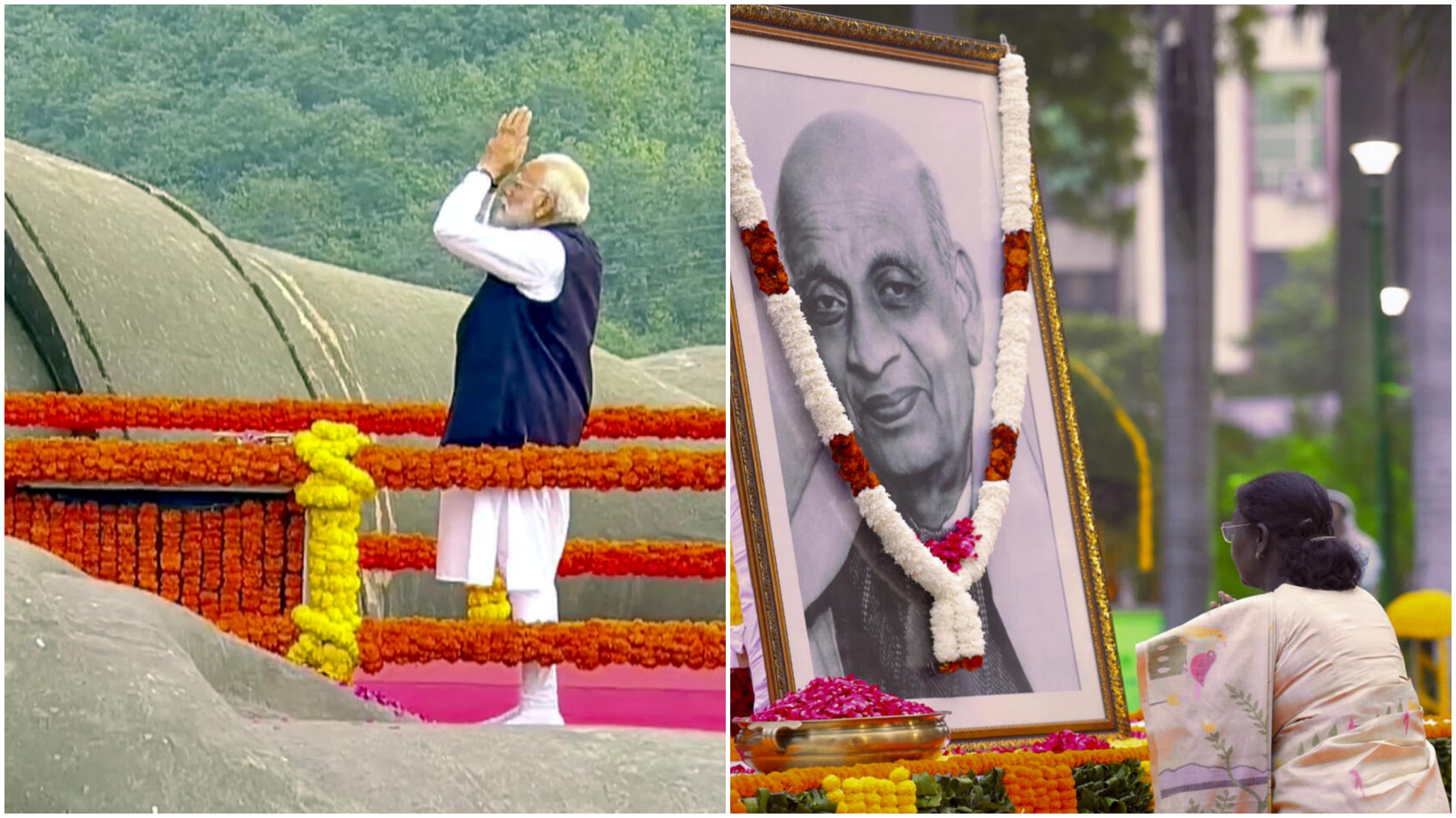 President Droupadi Murmu, PM Modi pay tributes to Sardar Patel on his 150th birth anniversary