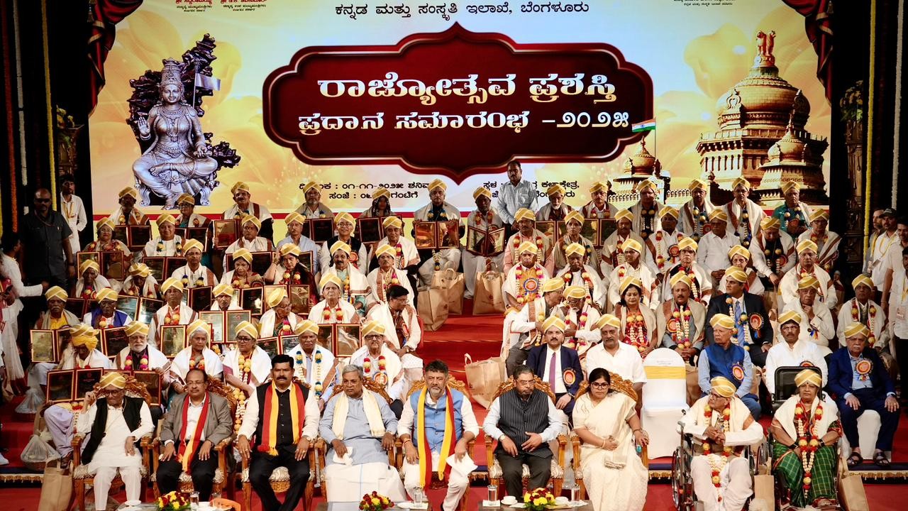 Kannada Rajyotsava awards: CM Siddaramaiah says final list was made by the selection committee