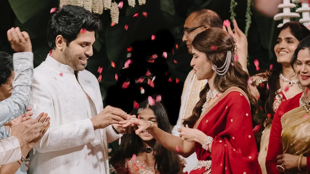 Allu Sirish & Nayanika get engaged in a dreamy ceremony; See pictures