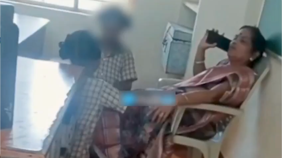 Andhra government suspends teacher for making students massage her legs