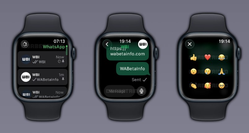 WhatsApp for Apple Watch.