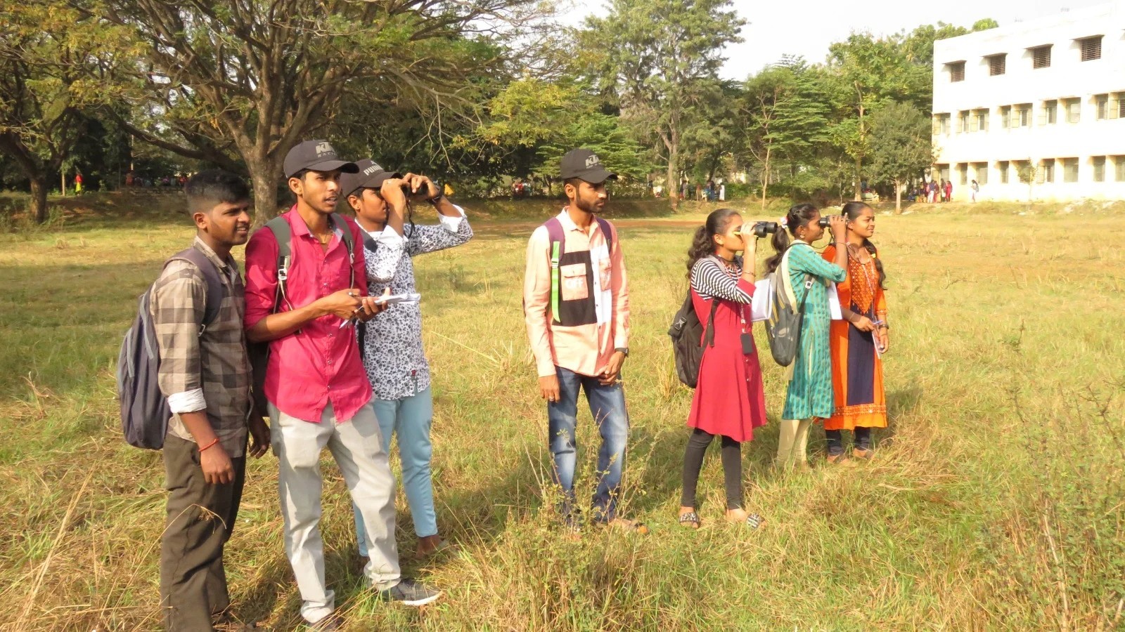 Gubbi’s young birdwatchers in the making