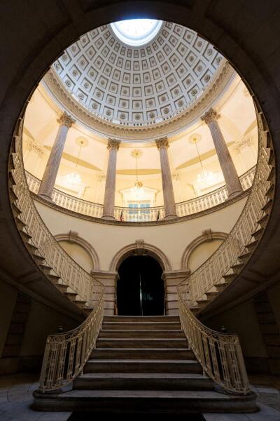 The interior of New York City Hall on the morning after Zohran Mamdani’s election day win in New York City, US.