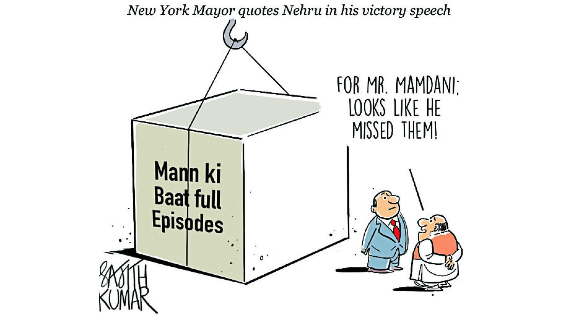 DH Toon | Zohran Mamdani quotes Jawaharlal Nehru