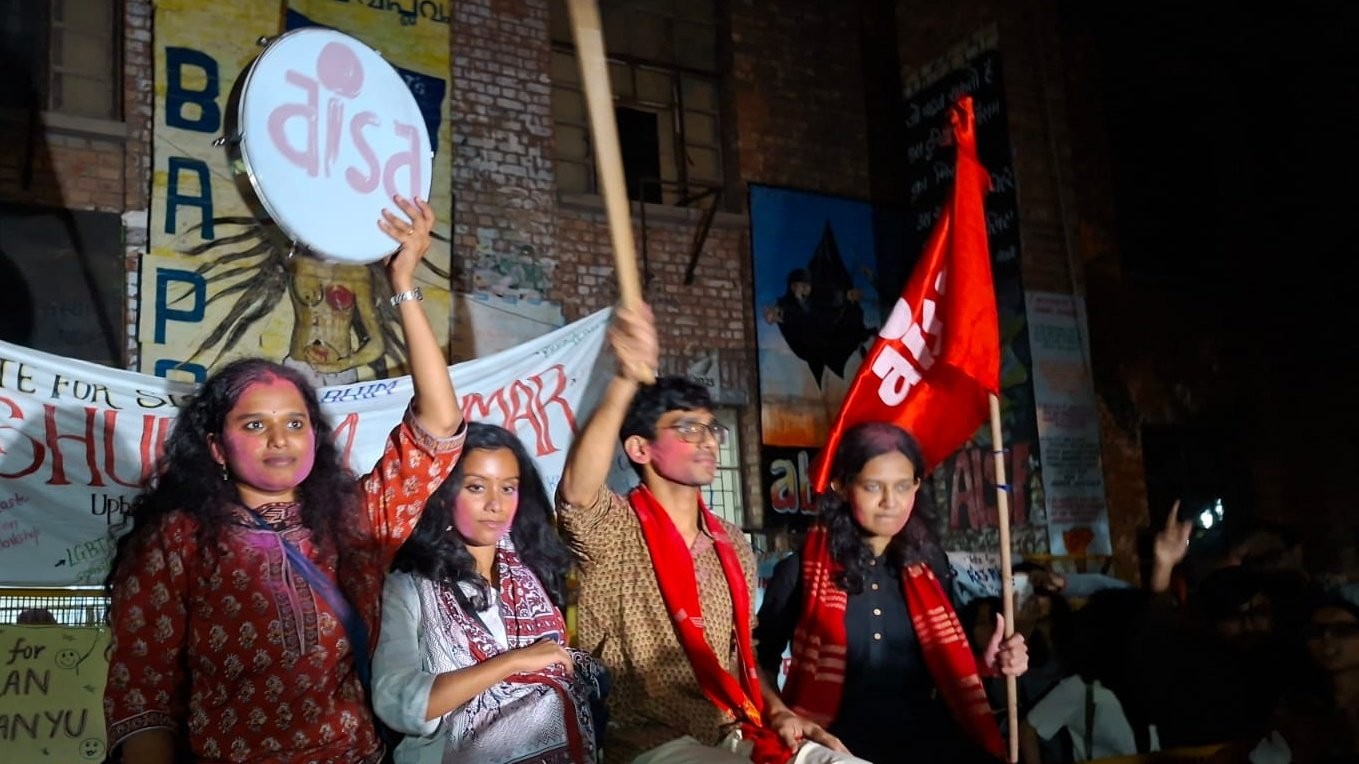 Left parties sweep JNU Students’ Union elections