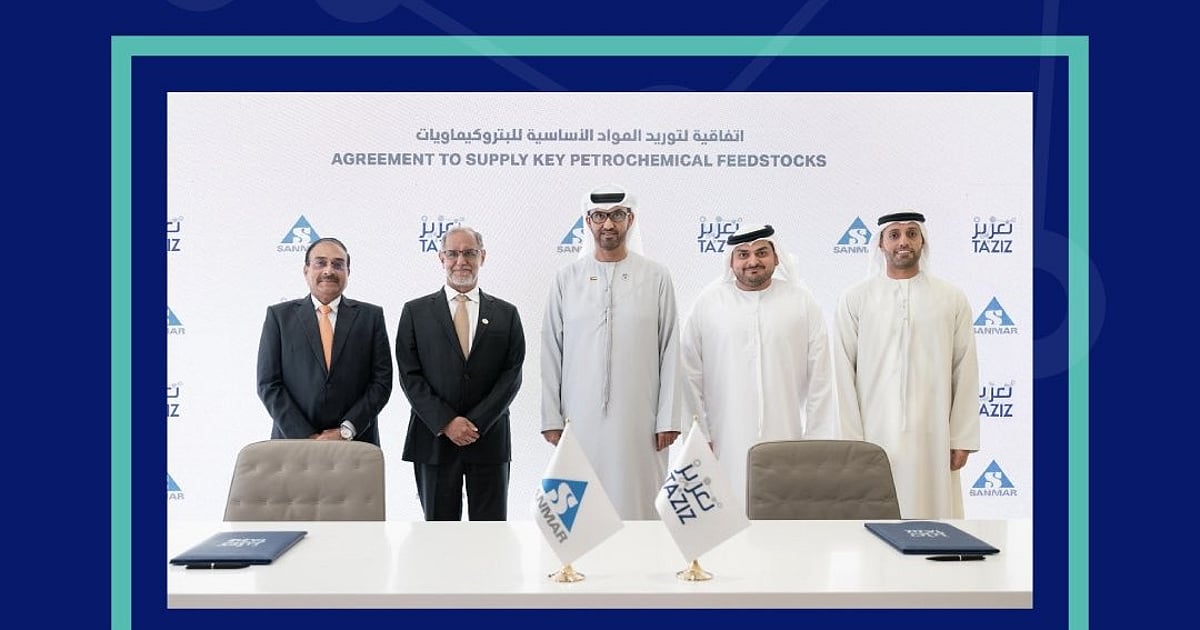 UAE’s TA’ZIZ Petrochemical Supply Deal Signed UAE’s TA’ZIZ Petrochemical Supply Deal Signed