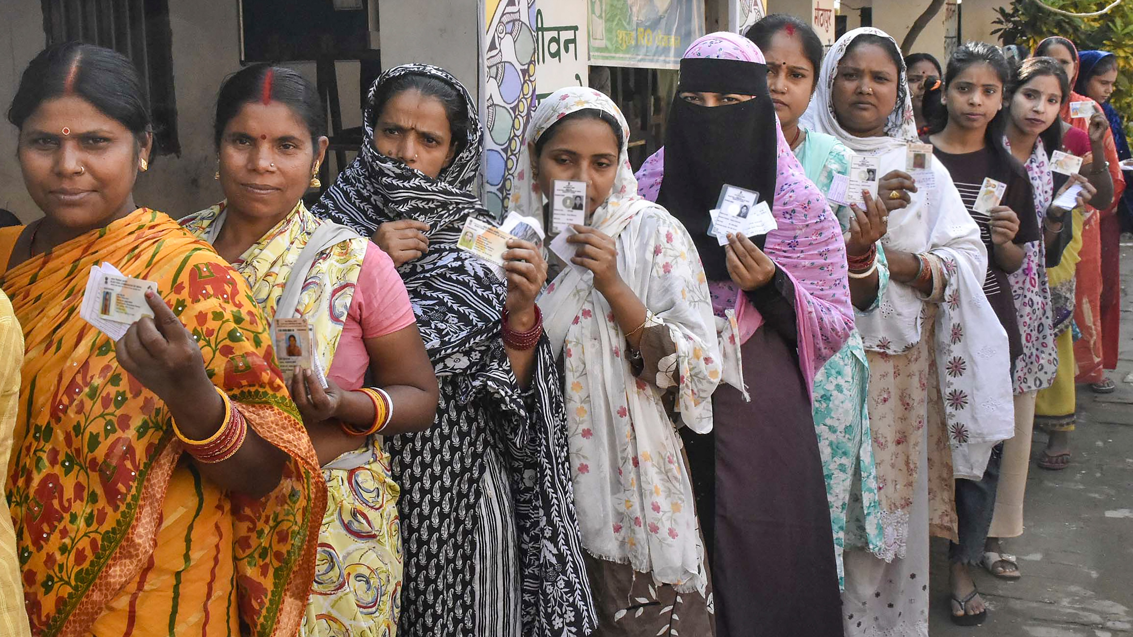 In Pics: Glimpses from Bihar as state votes in Phase 1 of elections, 60.18% turnout