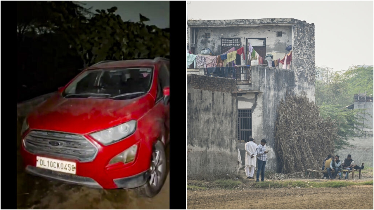 Delhi blast: Red EcoSport car suspected to be linked to accused Umar Nabi seized in Faridabad