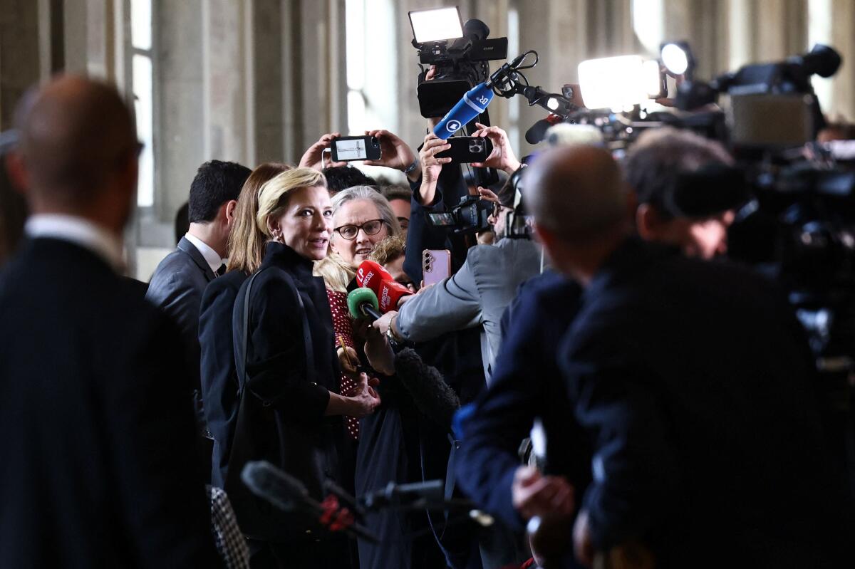 Pope Leo XIV meets international filmmakers and actors at the Vatican. Credit: Reuters