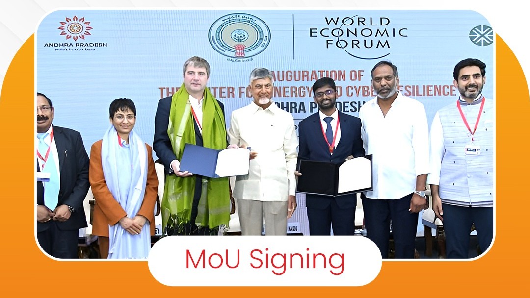 World Economic Forum, Andhra Pradesh sign MoU for energy & cyber resilience centre