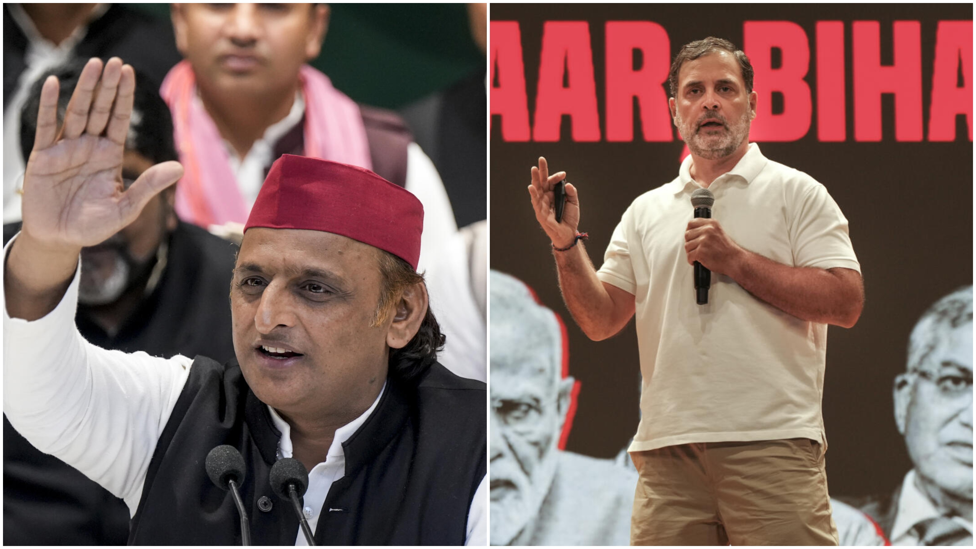 'It's not chori, it's a dacoity': Akhilesh Yadav backs Congress chief Rahul Gandhi on 'vote theft'