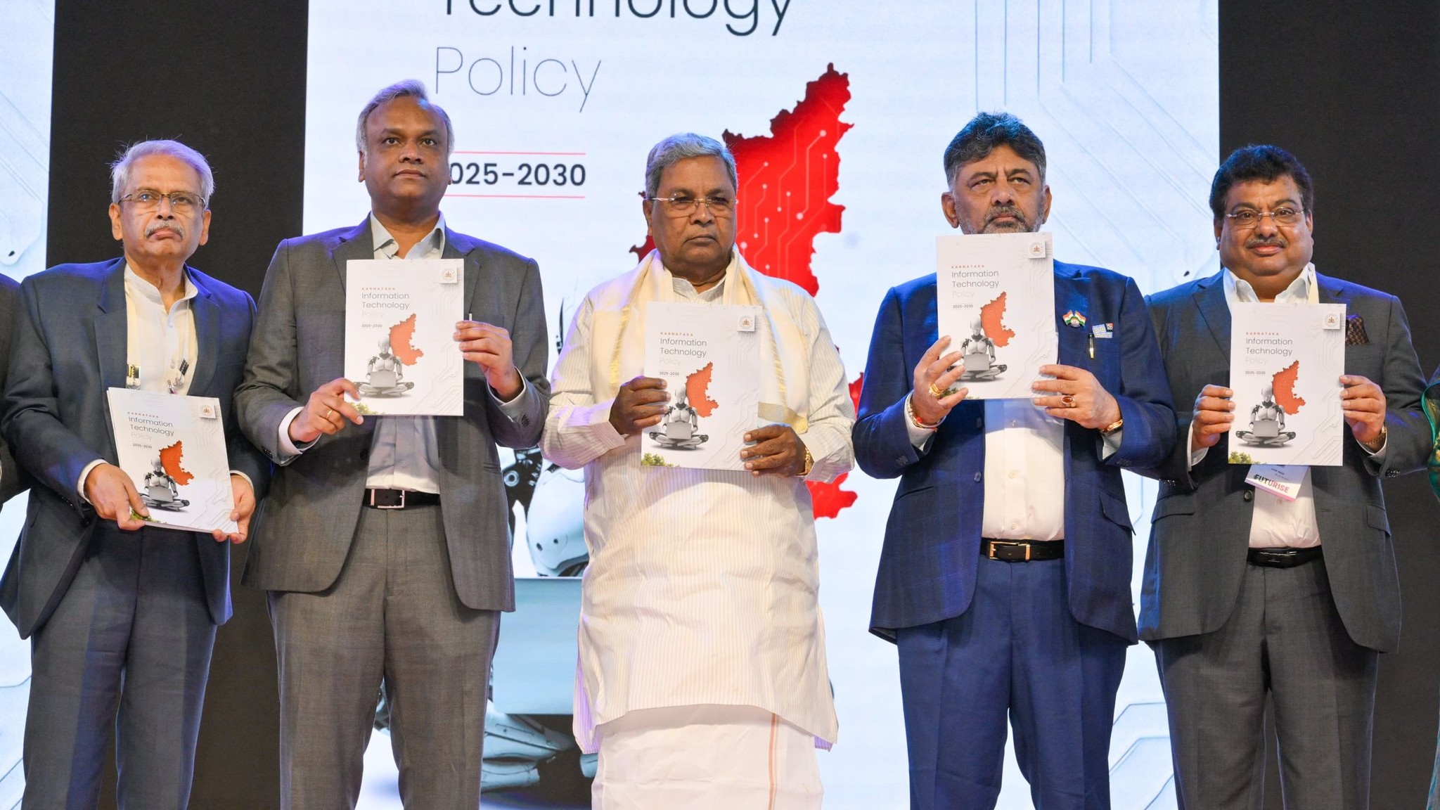 Karnataka unveils IT, SpaceTech and  Startup Policy 2025-2030 at BTS 2025