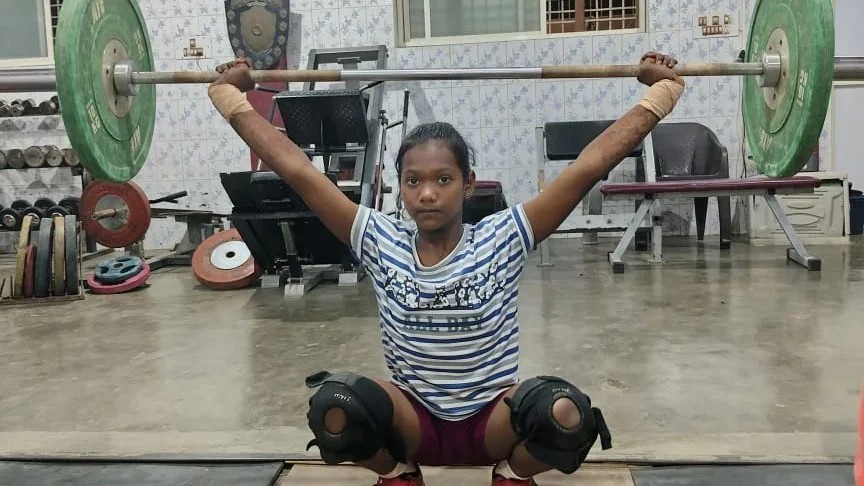 Weightlifting is in the genes of S Sanika as she carries forward family legacy