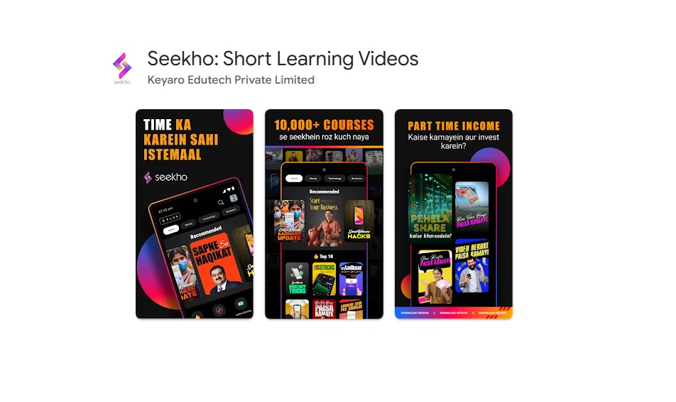 Seekho: Short learning app