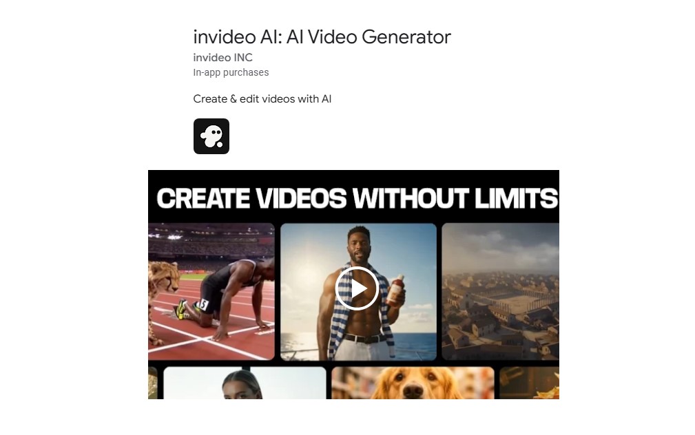 invideo AI: AI Video Generator.