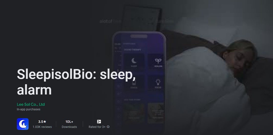 SleepisolBio- sleep, alarm.